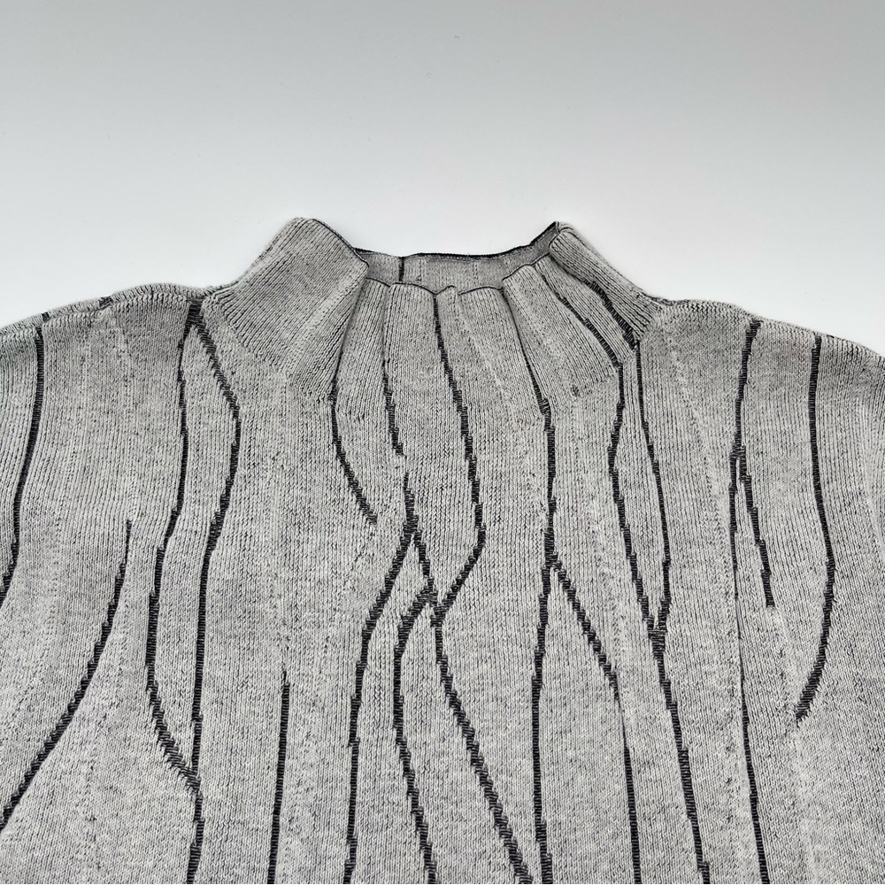 Nic + Zoe Women's Knit Sweater Tunic Mock Neck Long Sleeve Size XL New - Picture 6 of 13